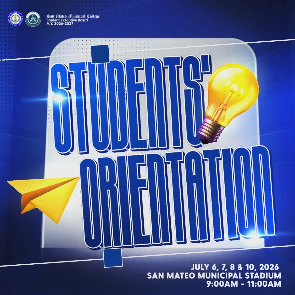 2ND YEAR | 1ST SEMESTER ORIENTATION A.Y. 2026-2027 cover